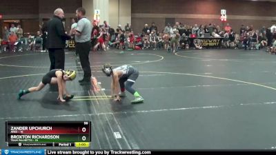 56 lbs Semis & 1st Wrestleback (8 Team) - Broxton Richardson, Team Palmetto vs Zander Upchurch, Ares