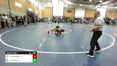 120 lbs Quarterfinal - Phoenix Martinez, Oceanside vs Peter Rincan, Billerica