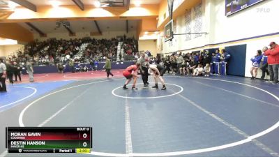 175 lbs Round 2 - Destin Hanson, Mayer HS vs Moran Gavin, Coconino