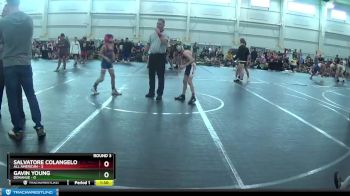 76 lbs Round 3 (10 Team) - Gavin Young, Donahue vs Salvatore Colangelo, All American