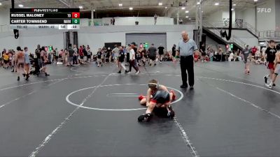 72 lbs Round 3 (4 Team) - Russel Maloney, The Outsiders vs Carter Townsend, Warhawks