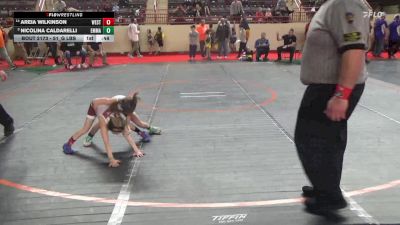 51_G lbs Round Of 16 - Areia Wilkinson, West Branch vs Nicolina Caldarelli, Emmaus