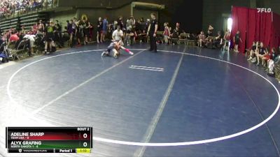 58 lbs Round 1 (4 Team) - Alyx Grafing, North Dakota 1 vs Adeline Sharp, Team USA