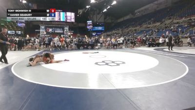 120 lbs Cons. Sub-rd Of 16 - Tony Mohwish III, West Virginia vs Xavier Seabury, New York