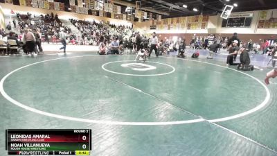 43 lbs Round 2 - Leonidas Amaral, Swarm Wrestling Club vs Noah Villanueva, Rough House Wrestling