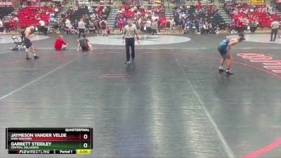 125 lbs Quarterfinal - Garrett Steidley, Central Oklahoma vs Jaymeson Vander Velde, Iowa Western