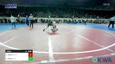 140 lbs 5th Place - Evan Moore, Prodigy Elite Wrestling vs Jaydan A Gates, Gore Pirates Youth Wrestling