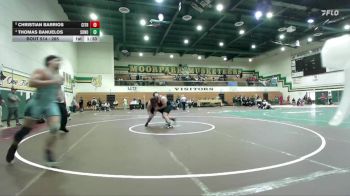 285 lbs Quarterfinal - Christian Barrios, Citrus Valley vs Thomas Banuelos, Sonora