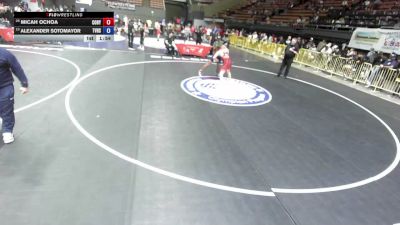 157 lbs 3rd Place Match - Micah Ochoa, Consortium(bye) vs Alexander Sotomayor, Temecula Valley High School Wrestling
