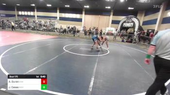 123 lbs Consi Of 32 #1 - Alec Duran, Stay Sharp WC vs Jose Casas, Scotsmen WC