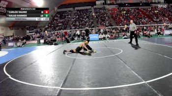 5A 157 lbs Semifinal - Kalab Hammer, Lakeland vs Carlos Valdez, Bishop Kelly