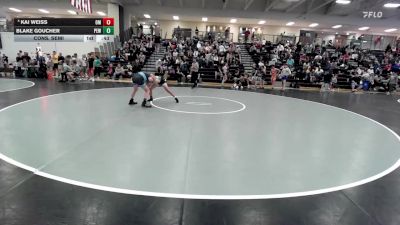 100 lbs Cons. Semi - Kai Weiss, Open Mats vs Blake Goucher, Prodigy Elite Wrestling