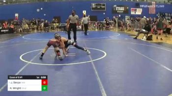 74 lbs Consi Of 8 #1 - Jace Serpa, Tribe vs Korbyn Wright, Colorado Outlaws