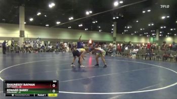 160 lbs Cross Bracket (8 Team) - Shaunessy Rayman, Indy Giants vs Edward Barry, Longwood