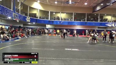 197 lbs Champ. Round 3 - John White, Southern Oregon University vs Anthony Lowe, Life University