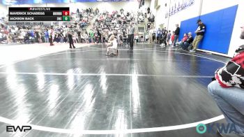 52 lbs Quarterfinal - Maverick Schadegg, Skiatook Youth Wrestling vs Jackson Back, Salina Wrestling Club