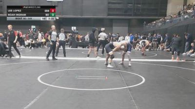 141 lbs Champ. Round 1 - Lee Lopez, Graceland University vs Noah Ingram, Wayland Baptist (Texas)