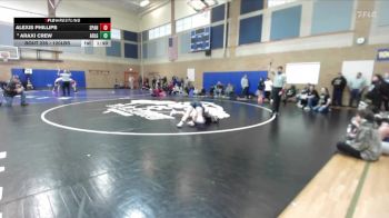 120lbs Champ. Round 2 - Araxi Crew, Arlington (Girls) vs Alexis Phillips, Spanaway Lake (Girls)