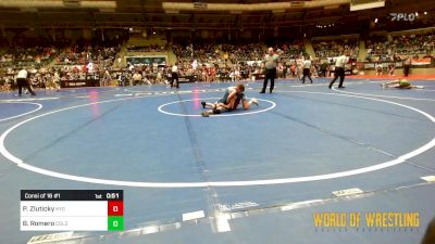 67 lbs Consi Of 16 #1 - Parker Zluticky, Kansas Young Guns vs Brenden Romero, Colorado Regulators