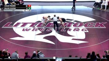 133 lbs Dillon Cooper, Little Rock vs Logan Frazier, Indiana