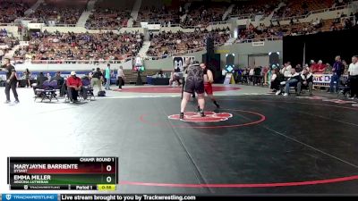 D2-235 lbs Cons. Round 1 - Emma Miller, Arizona Lutheran vs Maryjayne Barriente, Dysart