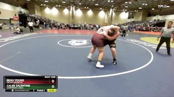 285 lbs Cons. Round 4 - Beau Young, Valley Center HS vs Caleb Salentine, Luxemburg-Casco