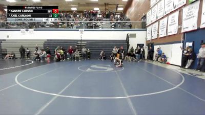 59 lbs Cons. Round 5 - Axel Carlson, Shootbox Rigby vs Zander Larson, Homedale Wrestling Club