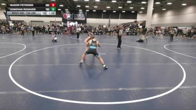 150 lbs Quarters - Mason Petersen, UWC vs Donovan Rosauer, Yorkville Wrestling Club