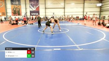 160 lbs Rr Rnd 3 - Dane Miller, Diesel Too vs Azrael Simpson, Team Utah Zion