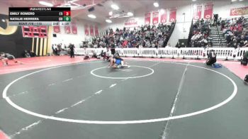 115 lbs Cons. Round 3 - Emily Romero, Etiwanda vs Natalie Herrera, Chino
