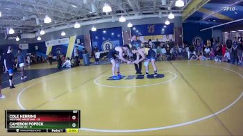 157 lbs Quarters & Wb (16 Team) - Cole Herring, Westside Wrestling vs Cameron Popeck, Longwood WC