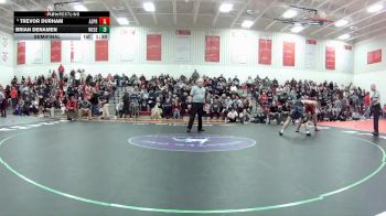 165 lbs Semifinal - Trevor Durham, Akron Springfield vs Brian Denamen, West Geauga
