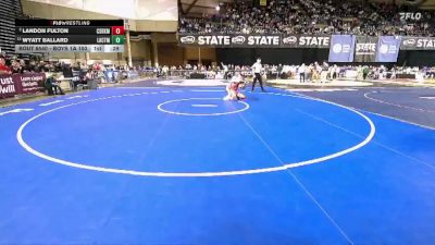 Boys 1A 150 lbs Cons. Round 5 - Landon Fulton, Castle Rock vs Wyatt Ballard, La Center