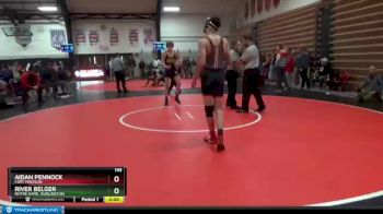 145 lbs Round 1 - River Belger, Notre Dame, Burlington vs Aidan Pennock, Fort Madison