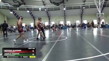 197 lbs Semifinal - Andrija Ivanovic, Gannon University vs Anthony Glessner, Gannon University