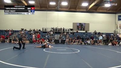 110 lbs 1st Place Match - Kayla Mckinley-Johnson, Menlo College vs Ivory Truitt, Texas Wesleyan
