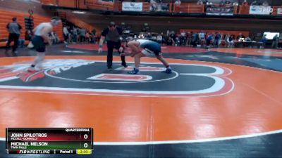 175 lbs Quarterfinal - Michael Nelson, Twin Falls vs John Spilotros, McCall- Donnelly