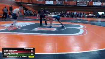 175 lbs Quarterfinal - Michael Nelson, Twin Falls vs John Spilotros, McCall- Donnelly