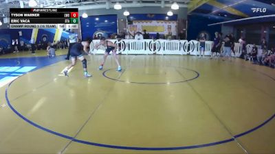 120 lbs Champ Round 1 (16 Team) - Eric Vaca, Stampeders vs Tyson Warner, Longwood WC