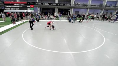 Junior Girls - 110 lbs Cons. Round 3 - Katie Biscoglia, Ubasa Wrestling Academy vs Dalani Hornbuckle, Rogers High School Wrestling