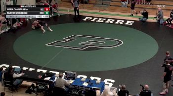 126 lbs Quarterfinals (8 Team) - Tarver Zebroski, Sturgis Brown vs Aden Candelaria, Rapid City Central