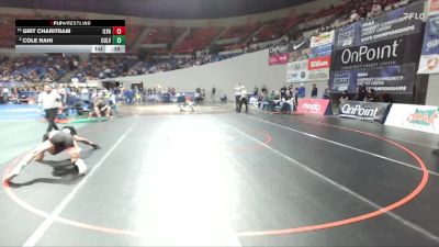 2A/1A Boys 132 Cons. Semi - Grit Charitram, Illinois Valley Boys vs Cole Rahi, Culver Boys