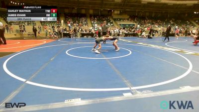 61 lbs 3rd Place - Oakley Waitkus, Team Tulsa Wrestling Club vs James Evans, Bartlesville Wrestling Club