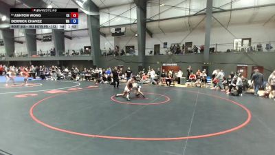 16U Boys FS - 113 lbs Cons. Round 4 - Ashton Wong, CA vs Derrick Chavez, WA