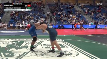 165 lbs Cons. Round 4 - Luke James, California Baptist vs Sebastian Martinez, Air Force