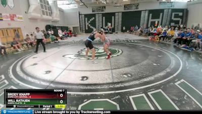 182 lbs Round 7 (8 Team) - Brody Knapp, Rapid City Central vs Will Rathjen, North Platte