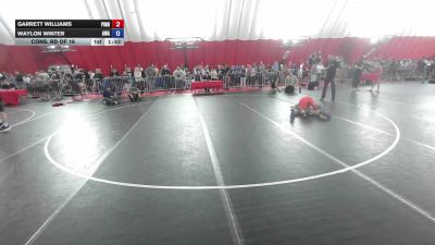 113 lbs Cons. Rd Of 16 - Garrett Williams, Pinnacle vs Waylon Winter, AWA