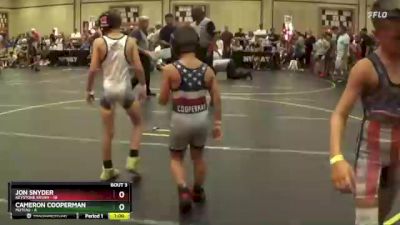 70 lbs Round 1 (6 Team) - JON SNYDER, Keystone Krush vs Cameron Cooperman, M2TCNJ