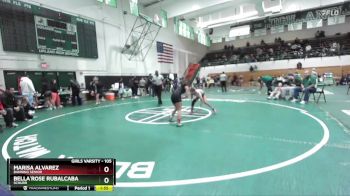 105 lbs Semifinal - Marisa Alvarez, Banning Senior vs Bella`Rose Rubalcaba, Schurr