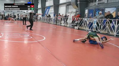 100 lbs Round 1 - 9:00am Saturday - Gage Richardson, Minions vs Michael Garcia, Florida Elite